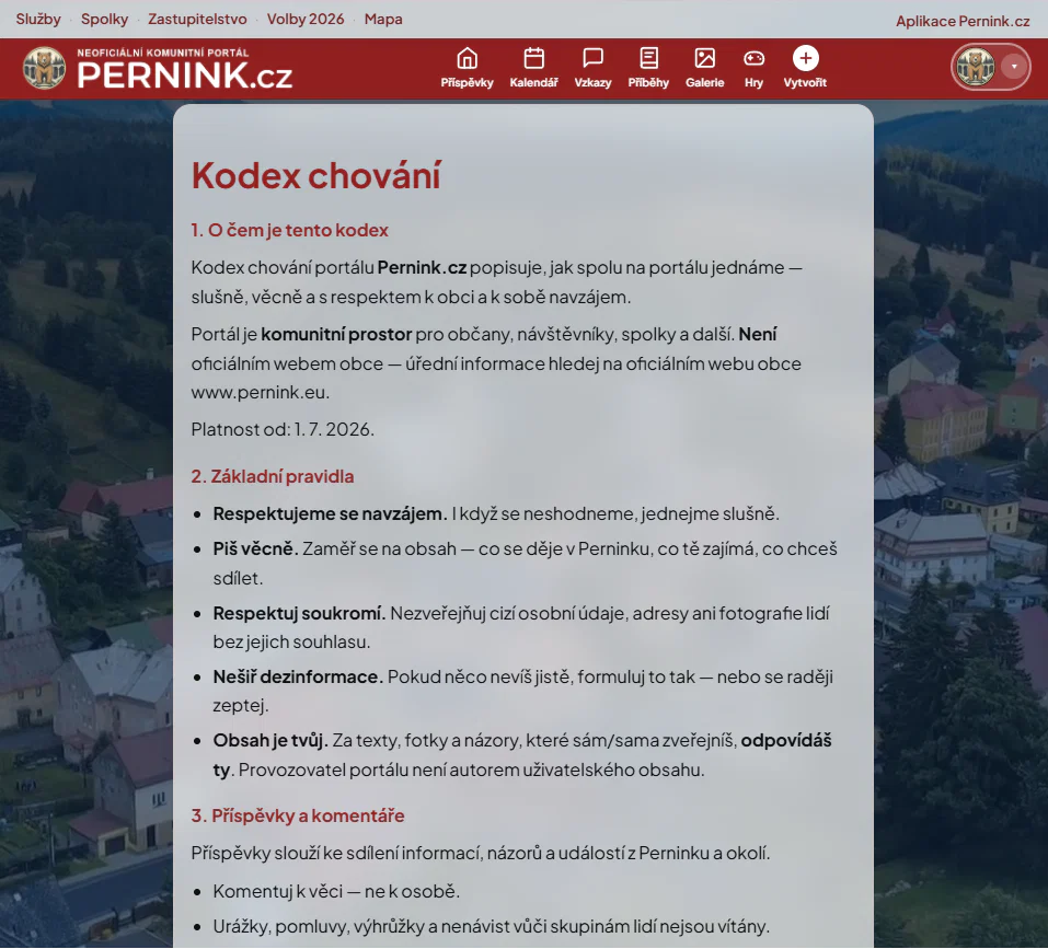 Kodex chování
